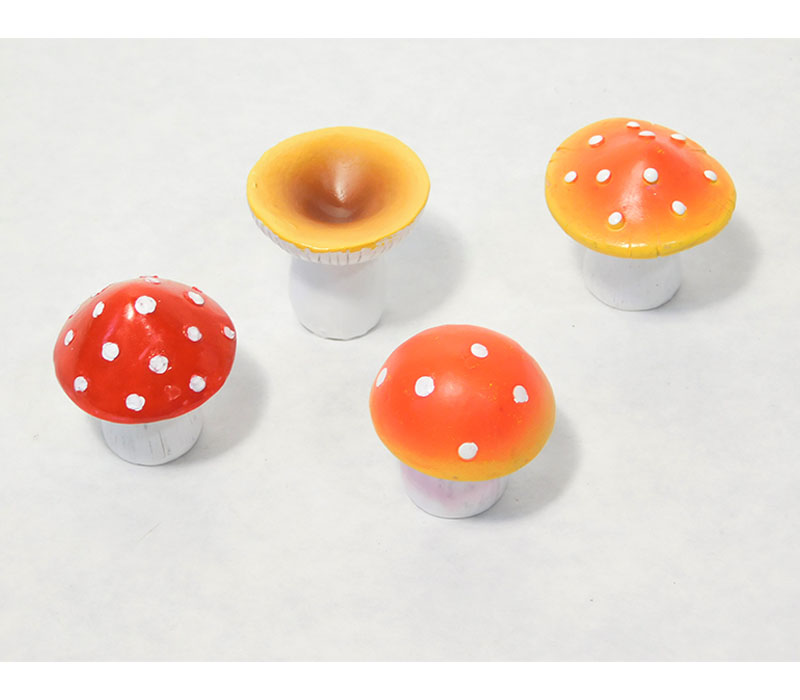 Mushroom Figure Set - 4 Piece