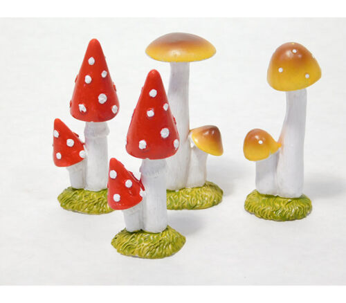 Mushroom Figure Set - 4 Piece