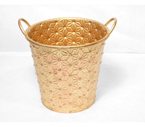 Bronze Gold Galvanized Bucket