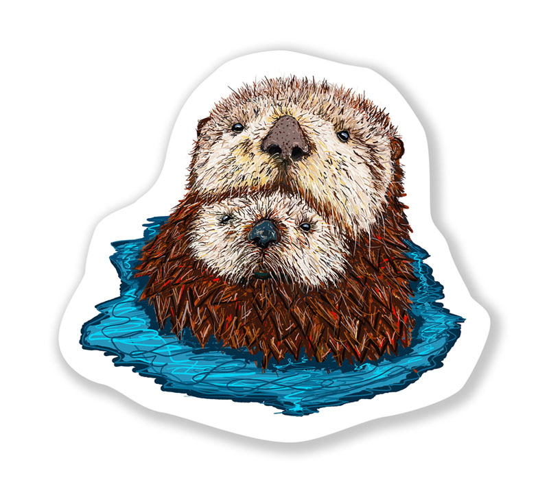 Sticker - Sea Otter