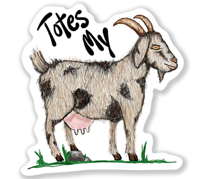 Sticker - Totes My Goat