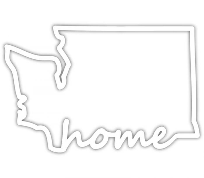 Sticker - Washington Home Outline
