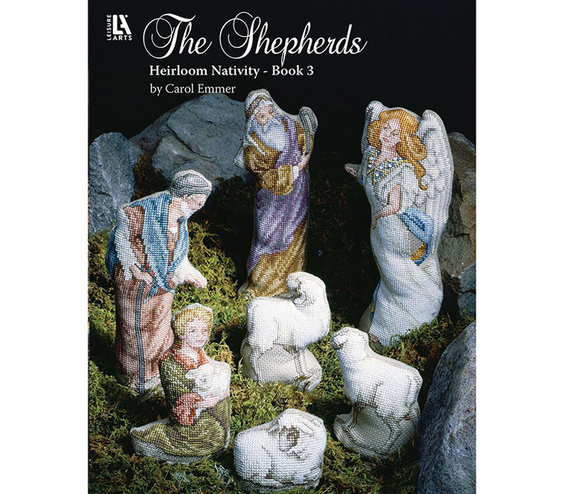 Leisure Arts The Shepards Heirloom Nativity Cross Stitch Pattern Book. #2345