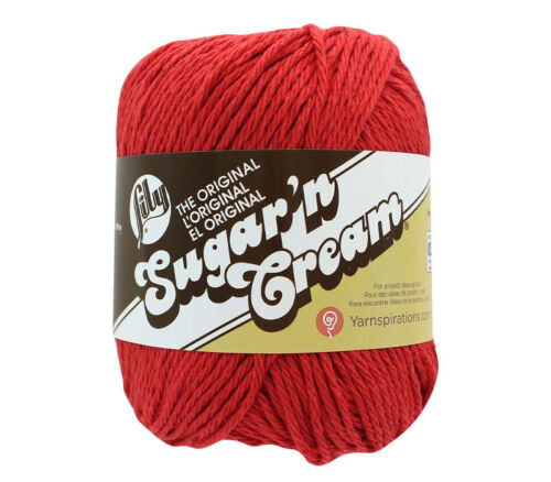 Spinrite Sugar'n Cream Yarn - 2-1/2-ounce - Red