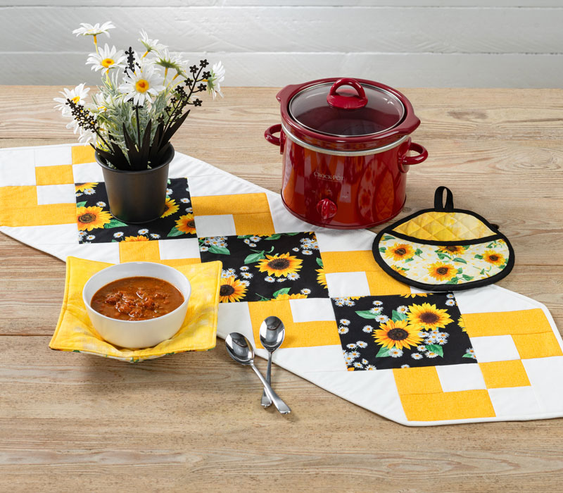 projects made with Advice from a Sunflower Fabric Collection