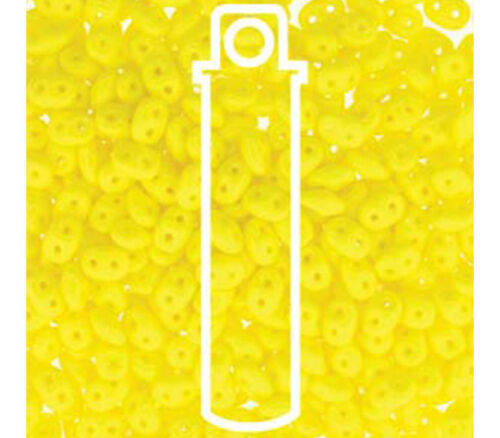 2.5x5mm Superduo - Lemon
