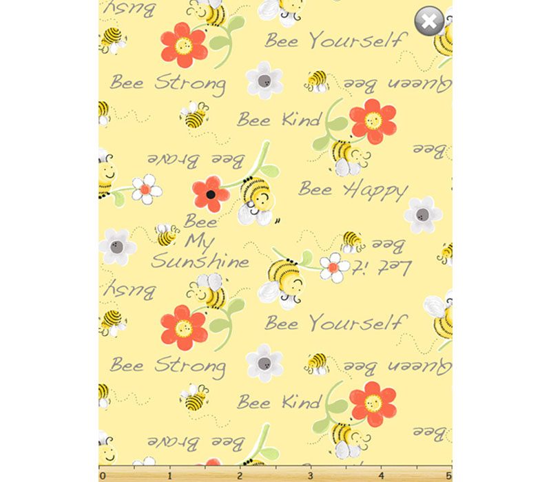 SusyBee Sweet Bees Bee Kind Yellow