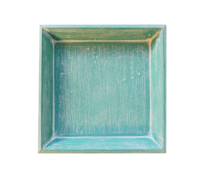 Teal Square Tray 961053