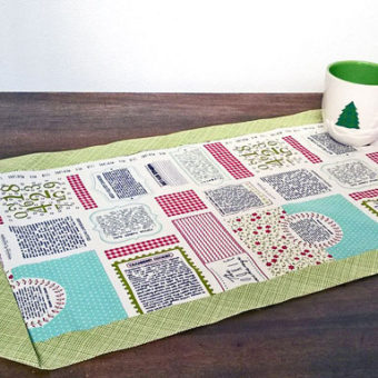 How to make a table runner in ten minutes