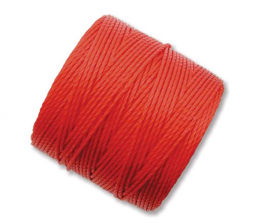 S-Lon Nylon Beading Cord #18 0.5mm 77-yard - Shanghai Red