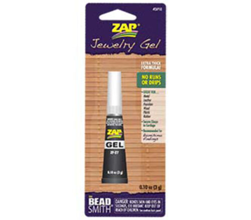 Zap Gel Jewelry Super Glue - 10-ounce