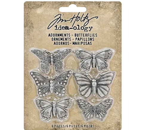 Tim Holtz Idea-ology Adornments Butterflies