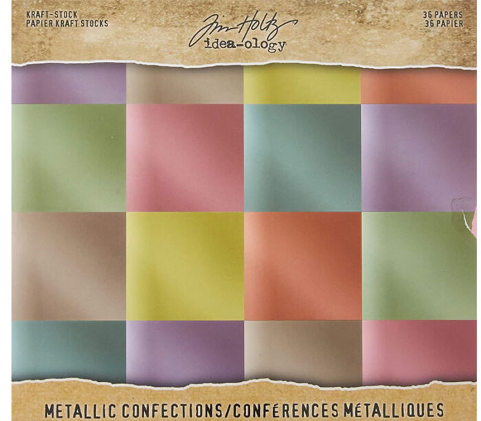 Tim Holtz Idea-ology Kraft Stock Metallic - Confections