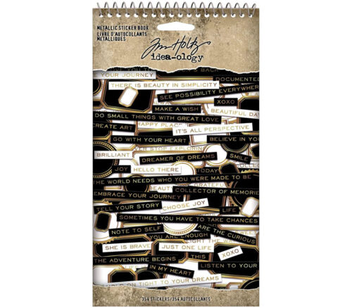 Tim Holtz Idea-ology Metallic Sticker Book