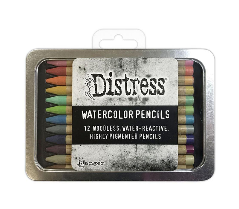 Distress Techniques: Watercolor Pencils - Online Class - {creative chick}