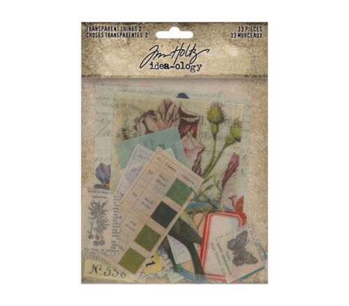 Tim Holtz Idea-ology Transparent Things 2 - 33 Pieces