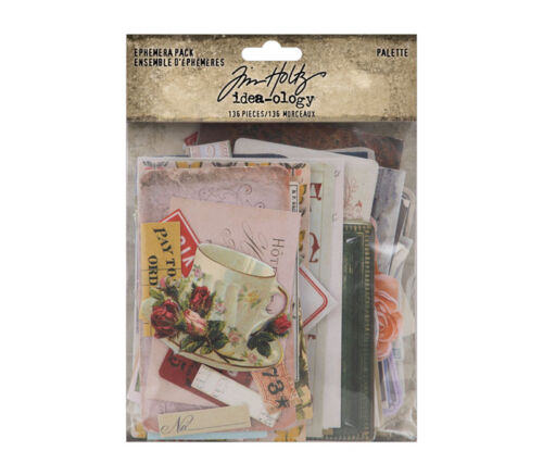 Tim Holtz Idea-ology Ephemera Pack Large Palette - 135 Piece