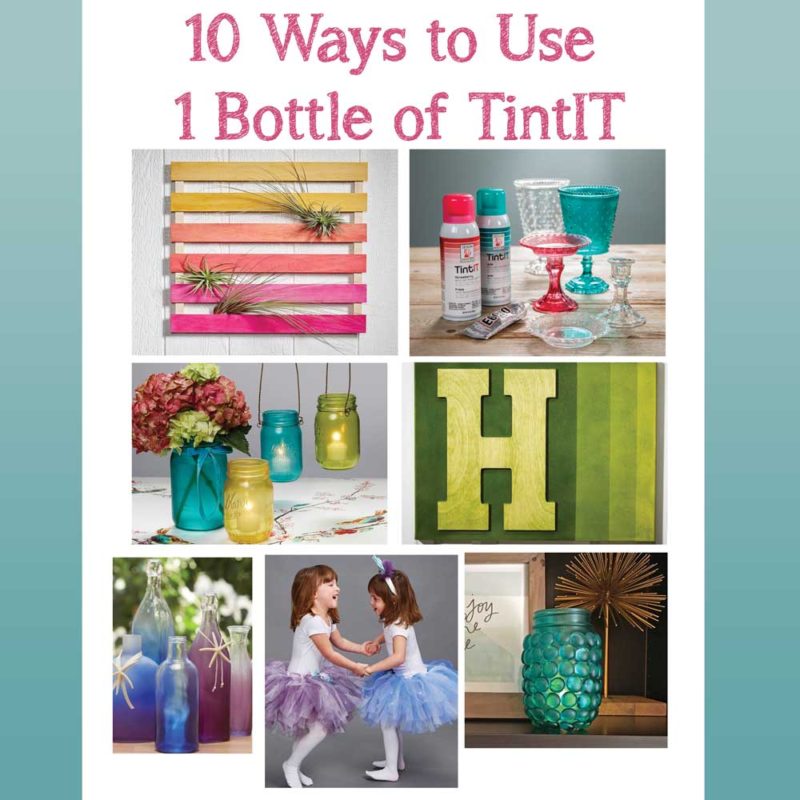 10 crafty ways to use TintIT spray dye.