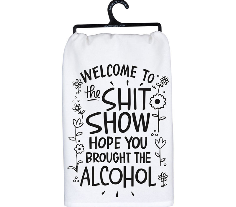 Kitchen Towel - Hope you Brought Alcohol