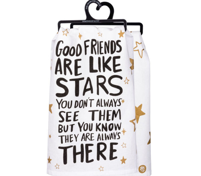 Kitchen Towel - Good Friends Like Stars