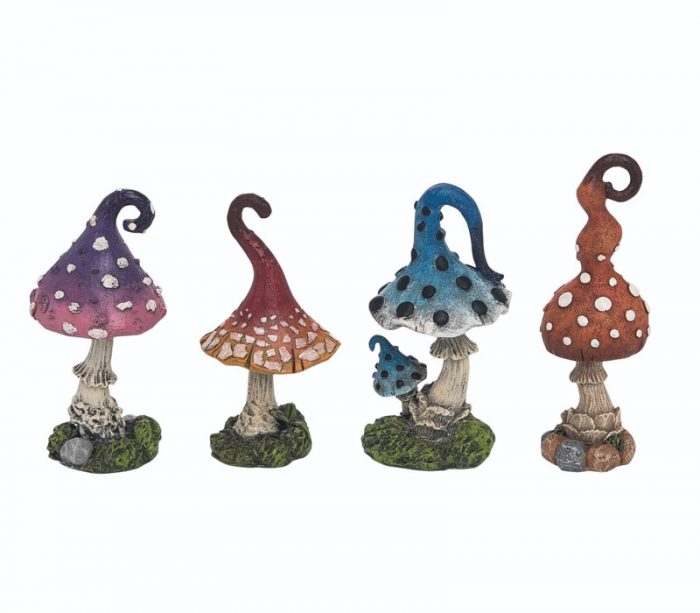 Resin Bright Color Mushroom - 1 Mushroom - Color/Style Shipped is Randomly Picked