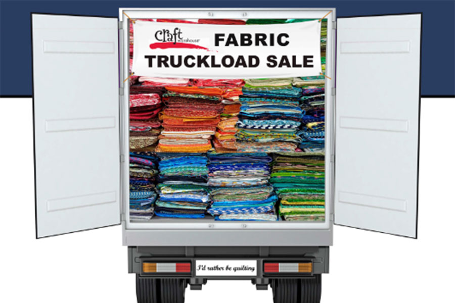 Fabric Truckload Sales Event