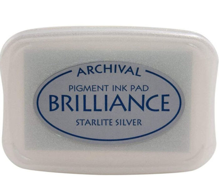 Imagine Brilliance Pigment Inkpad - Starlight Silver