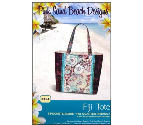 Pattern - Pink Sand Beach Bag - Fiji