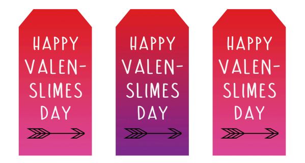 Free Printable Slime Valentine Tags