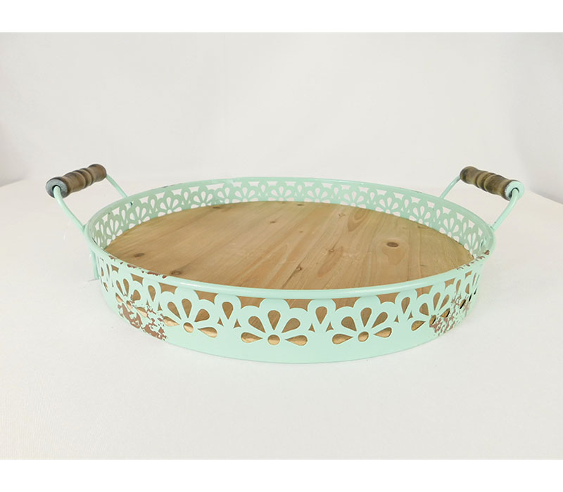 Tray with Flower Design