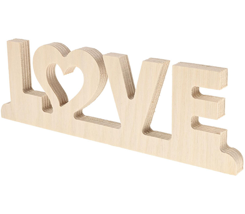 Good Wood Wooden Love Stand