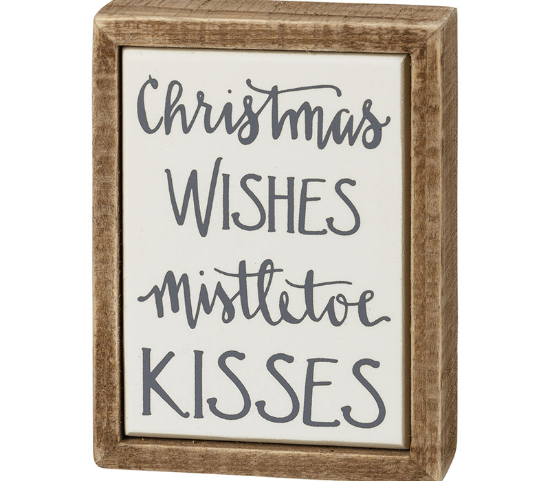 Block Sign - Christmas Wishes