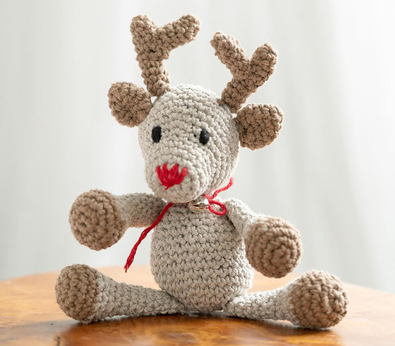 Rue the Reindeer Amigurumi Crochet Kit