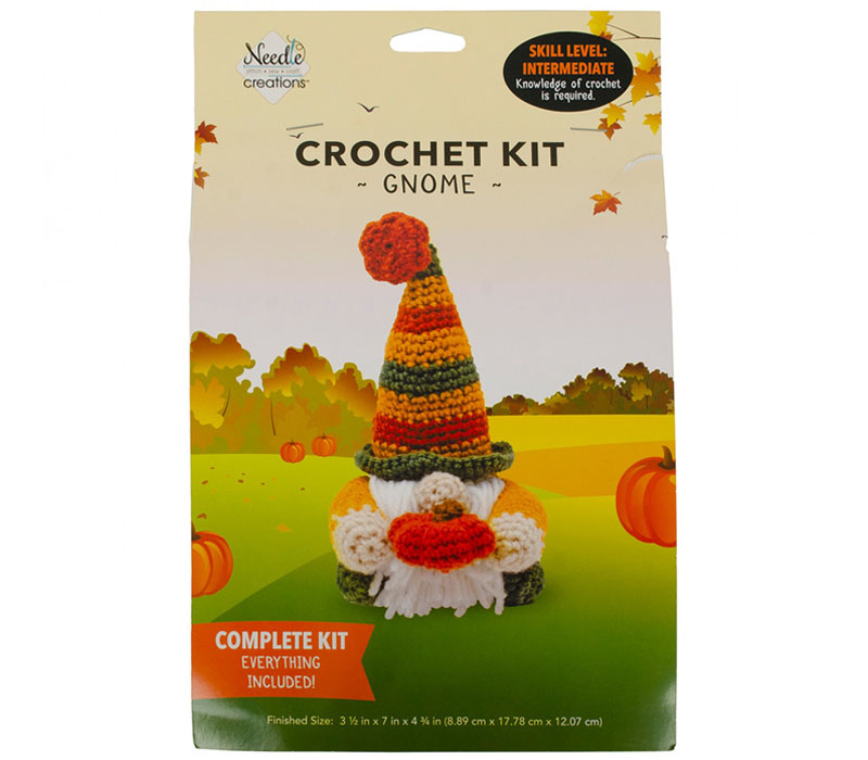 Fall Gnome Amigurumi Crochet Kit