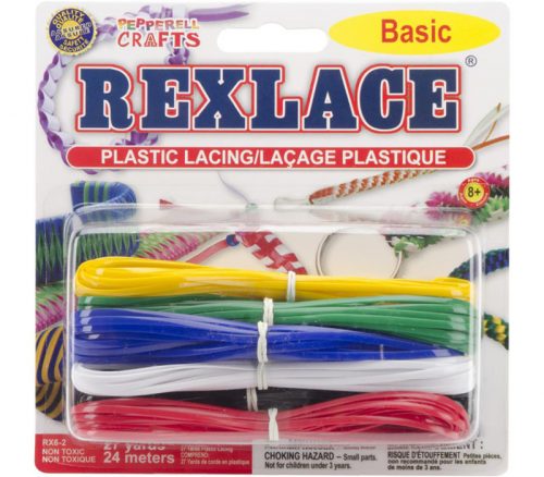 Rexlace Plastic Lacing Basic Assorted - 6 count RX6 2