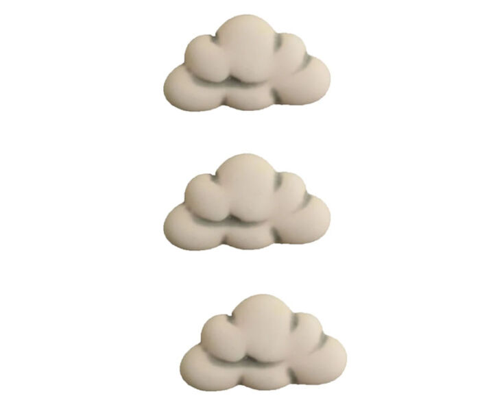 Novelty Buttons Clouds #BZ113