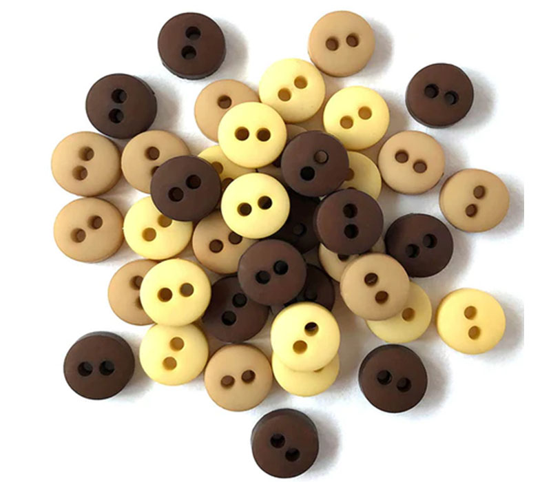 Tiny Buttons Honey Bee Round #TB1358