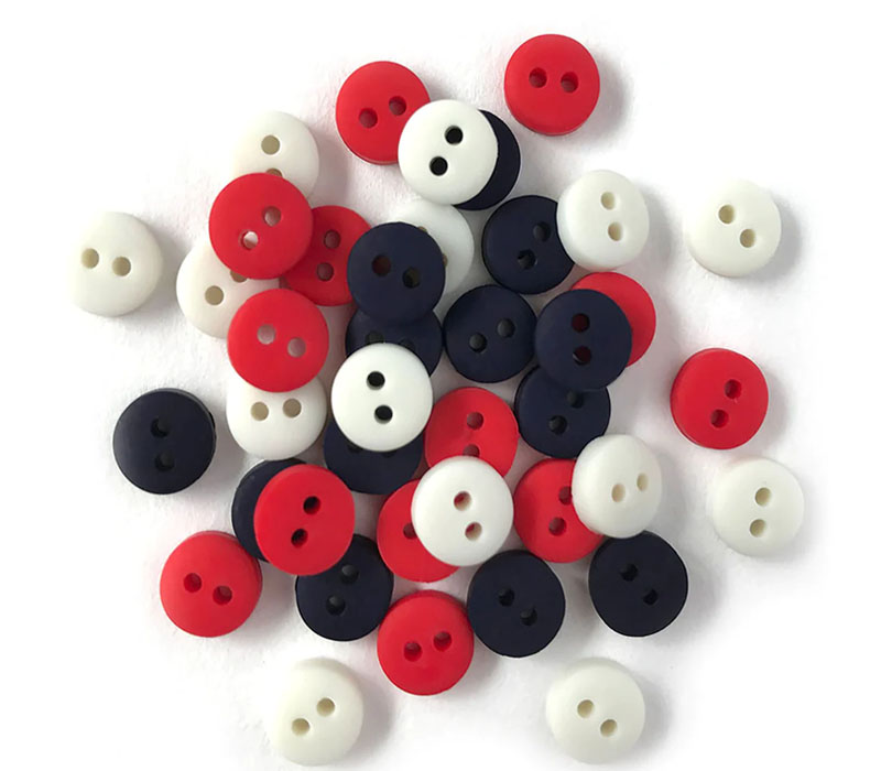 Tiny Buttons All American #TB1573