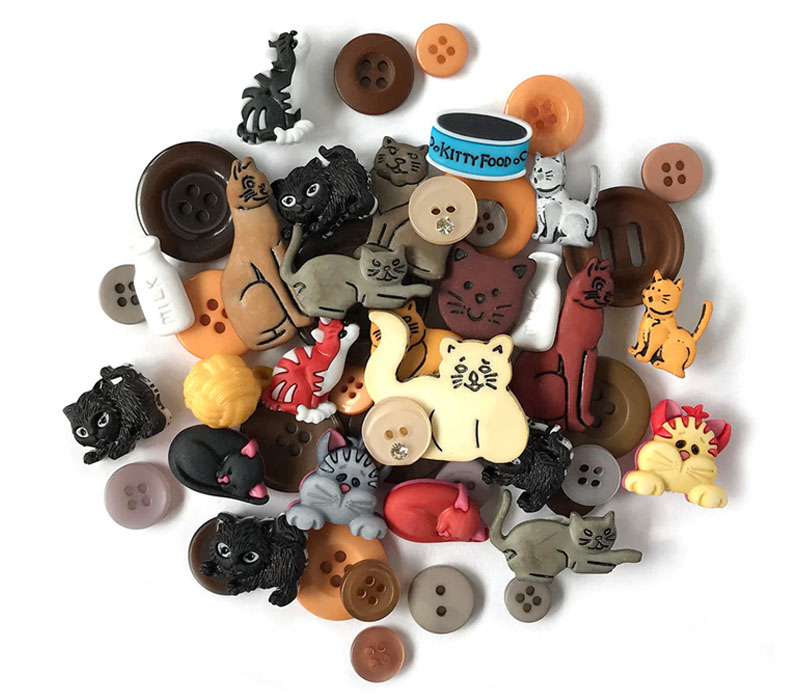 Buttons SEWING EMPORIUM Cotton Fabric - VINTAGE Sewing Buddies Robert  Kaufman - by the Yard, Half-yard, or Fat Quarter Button Craft Room Sew