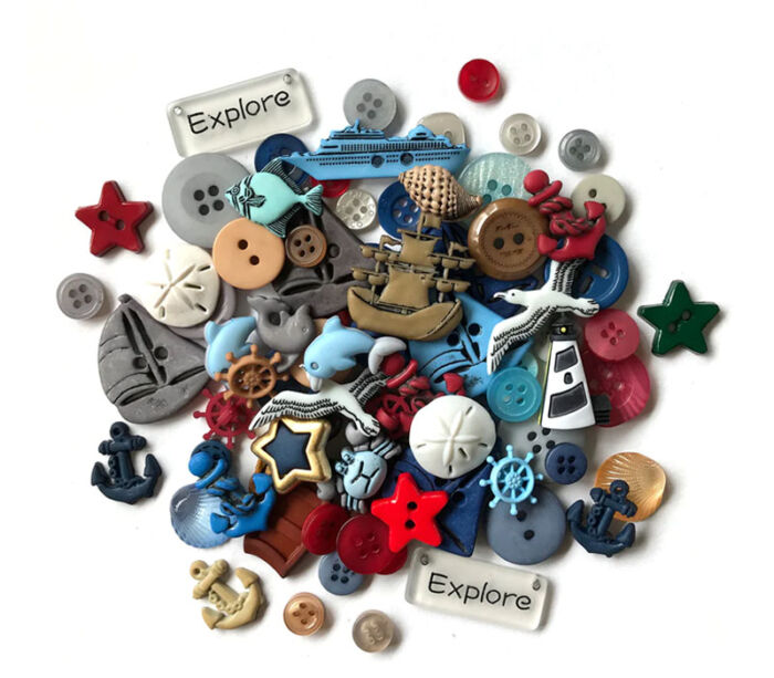 Nautical Theme Buttons Value Pack #VP312