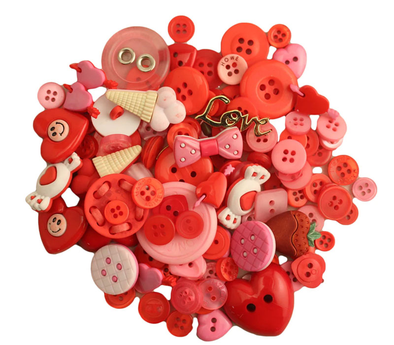 Valentine Theme Buttons Value Pack #VP330