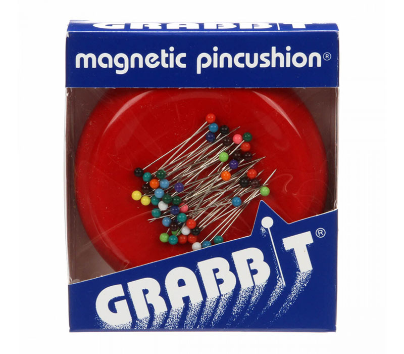 Grabbit Magnetic Pincushion in Red.