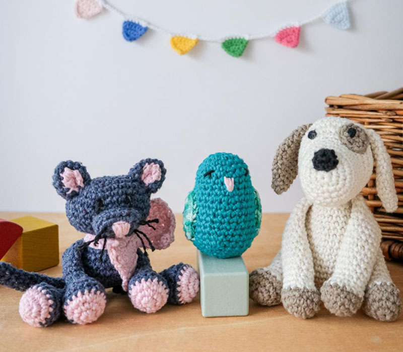 Pet Friends Amigurumi Crochet Kit #PAK349