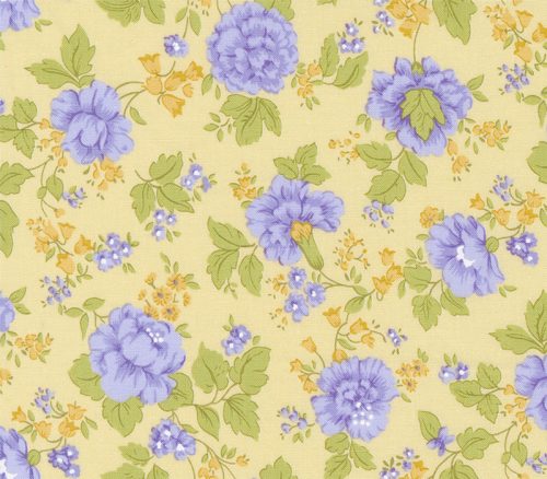 Brenda Riddle Georgia Floral on Soft Yellow