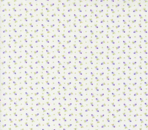 Brenda Riddle Georgia Tiny Floral Dot Offwhite