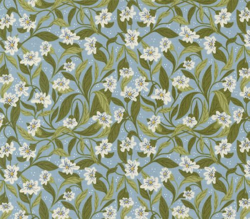 Woodland Wonder Make it Pretty Floral on Sky Blue