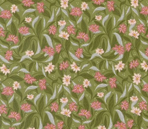 Woodland Wonder Make it Pretty Floral on Fern Green